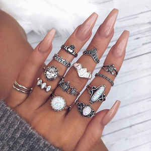 RING RUSH  - Bohemian Antique 12 Pieces Rings